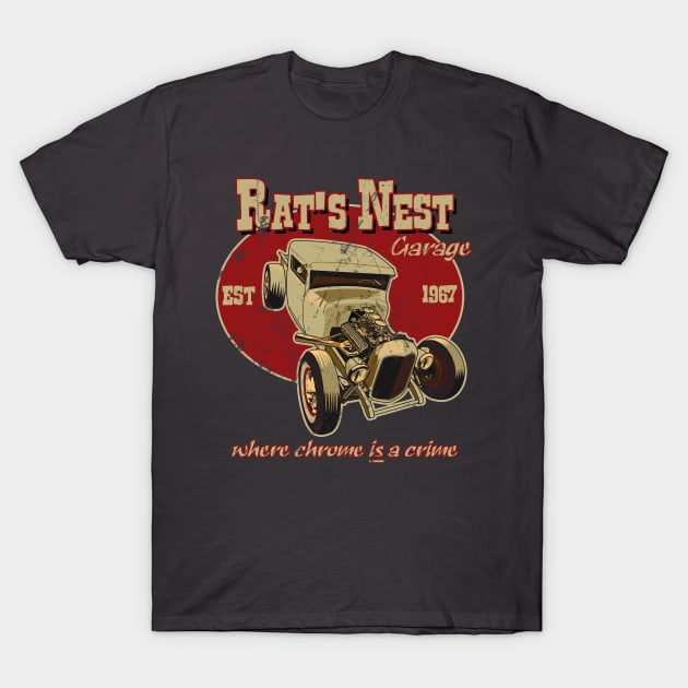 Rat's Nest Garage T-Shirt by Limey_57